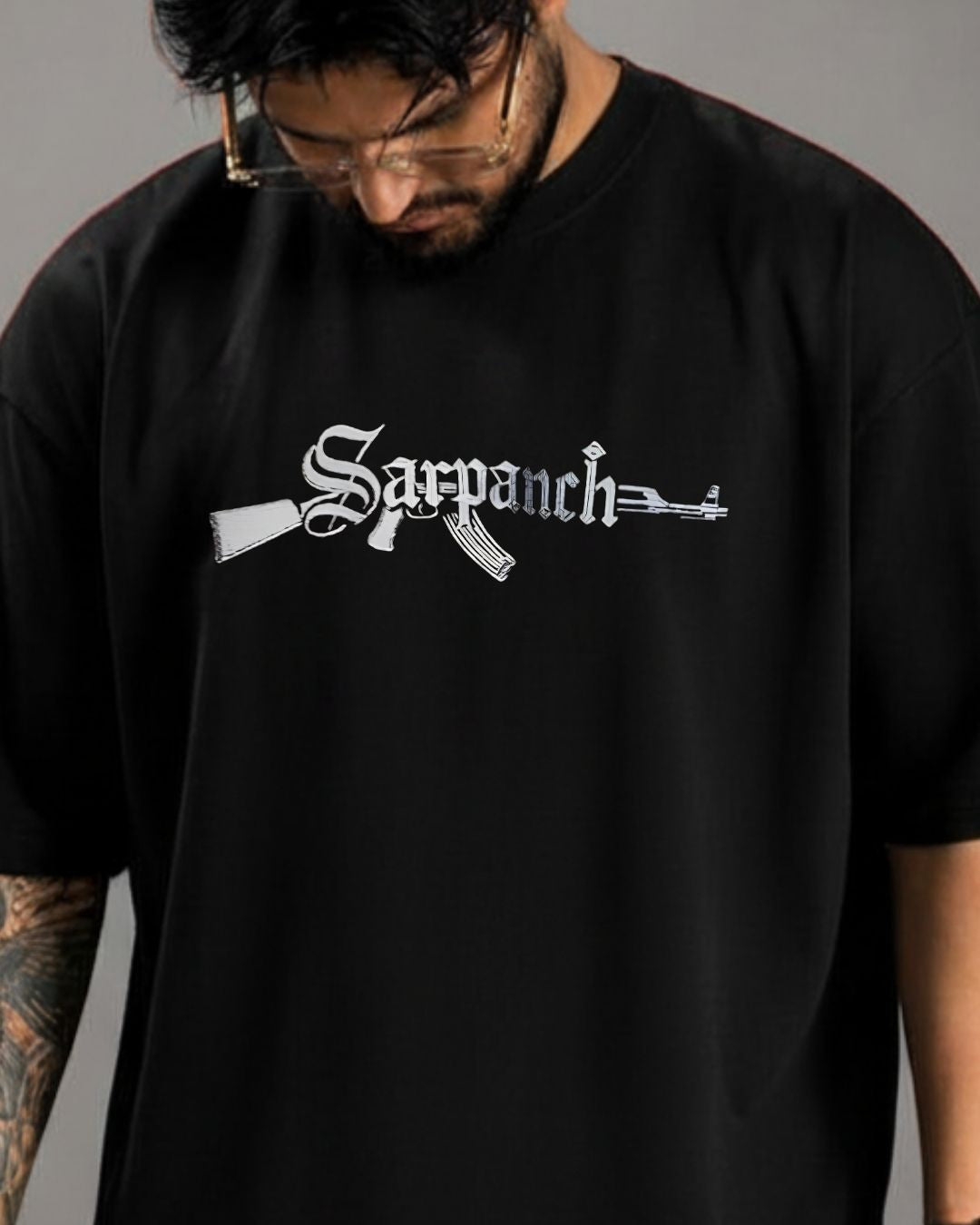 SARPANCH EMB TSHIRT
