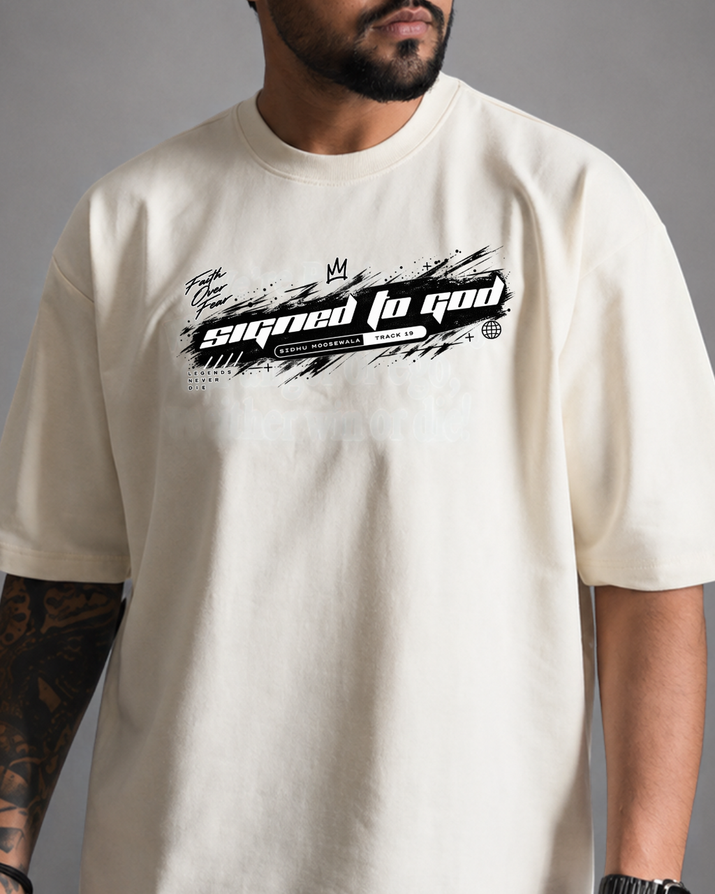 GHOSTFACE OFF WHITE T-SHIRT