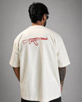 LIVE FAST- OFF WHITE T-SHIRT