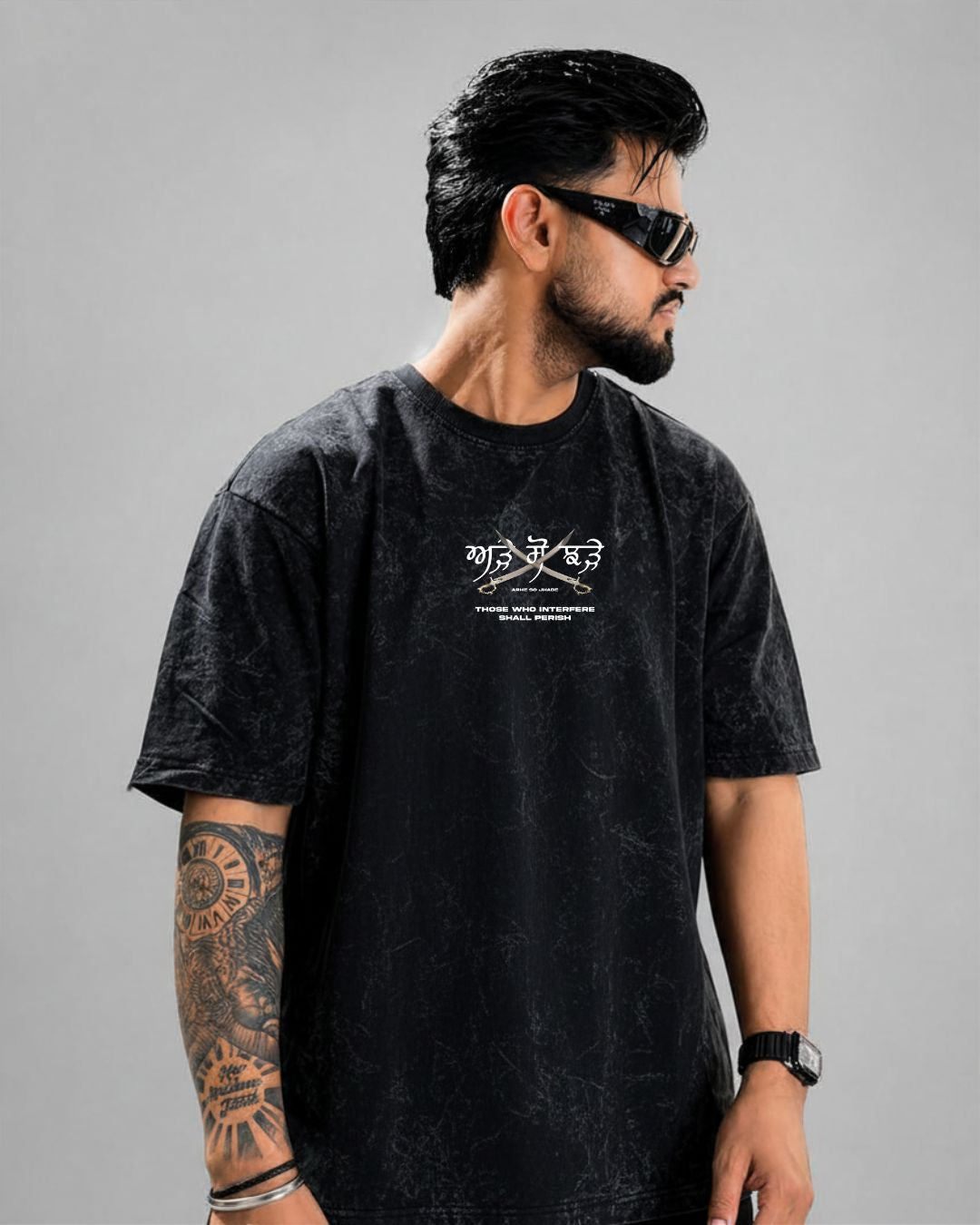 ARHE SO JHADE ACID WASH T-SHIRT