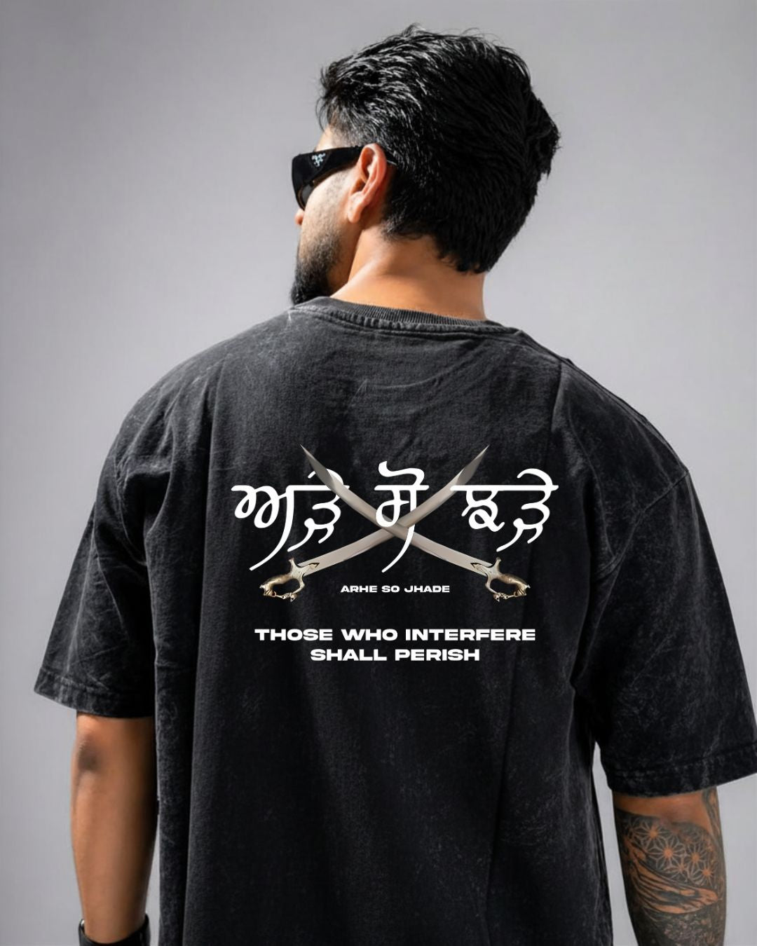 ARHE SO JHADE ACID WASH T-SHIRT