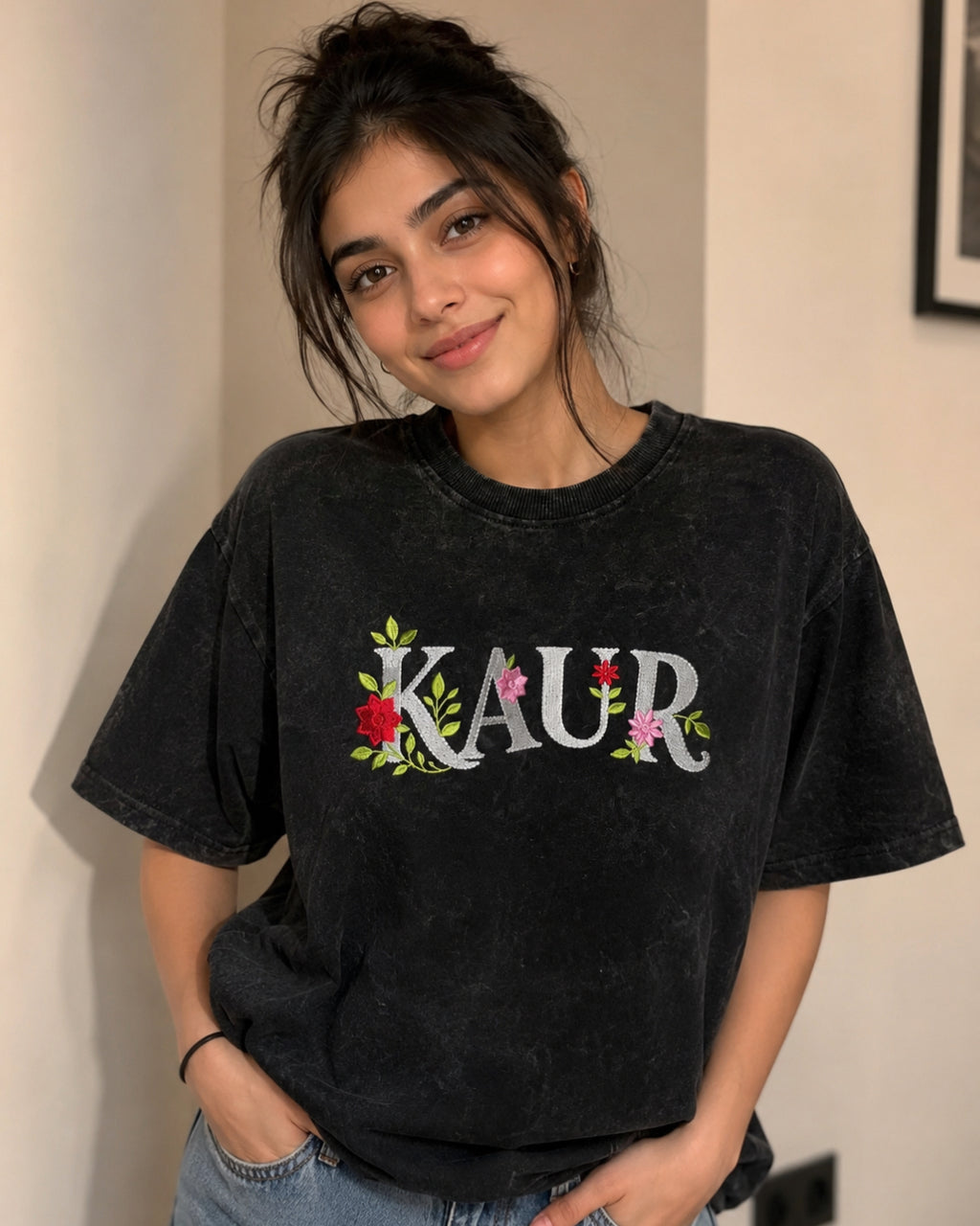 KAUR ACID WASH T-SHIRT