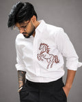 HORSE WHITE SHIRT