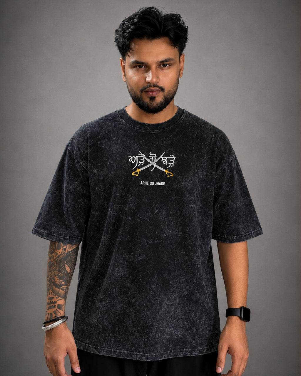 ARHE SO JHADE EMB T-SHIRT