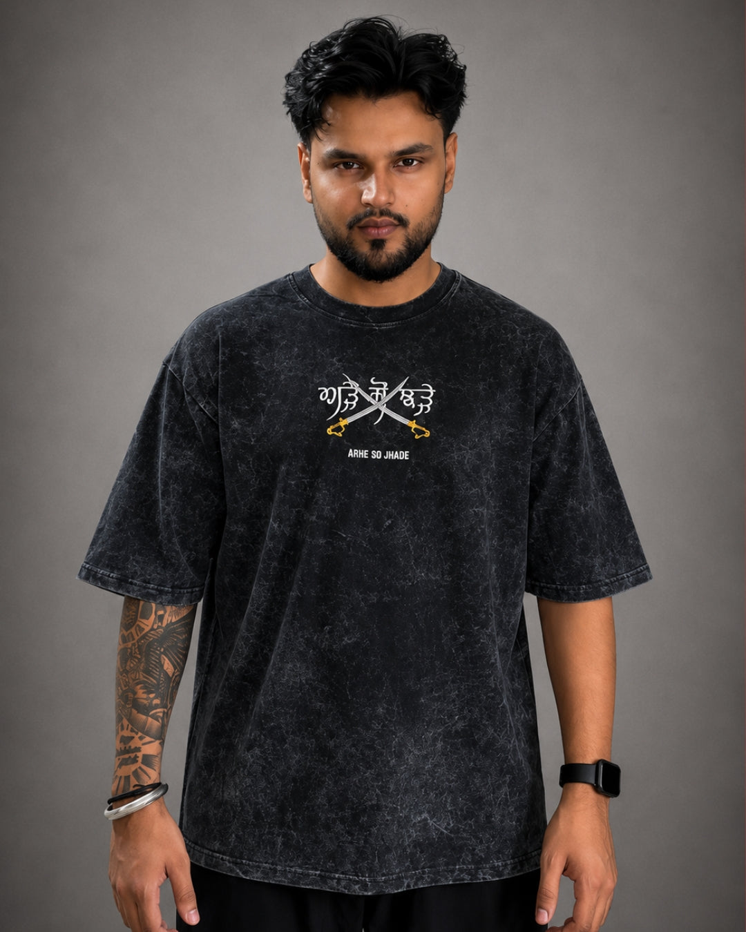 ARHE SO JHADE EMB T-SHIRT
